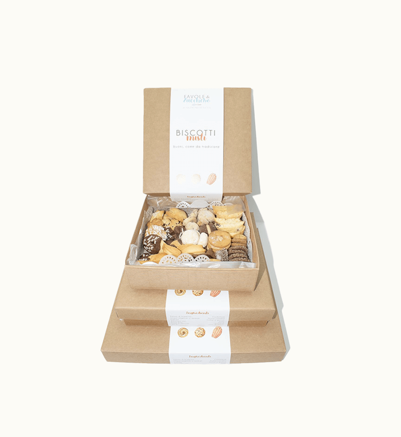 Biscotti misti in Kraft Box