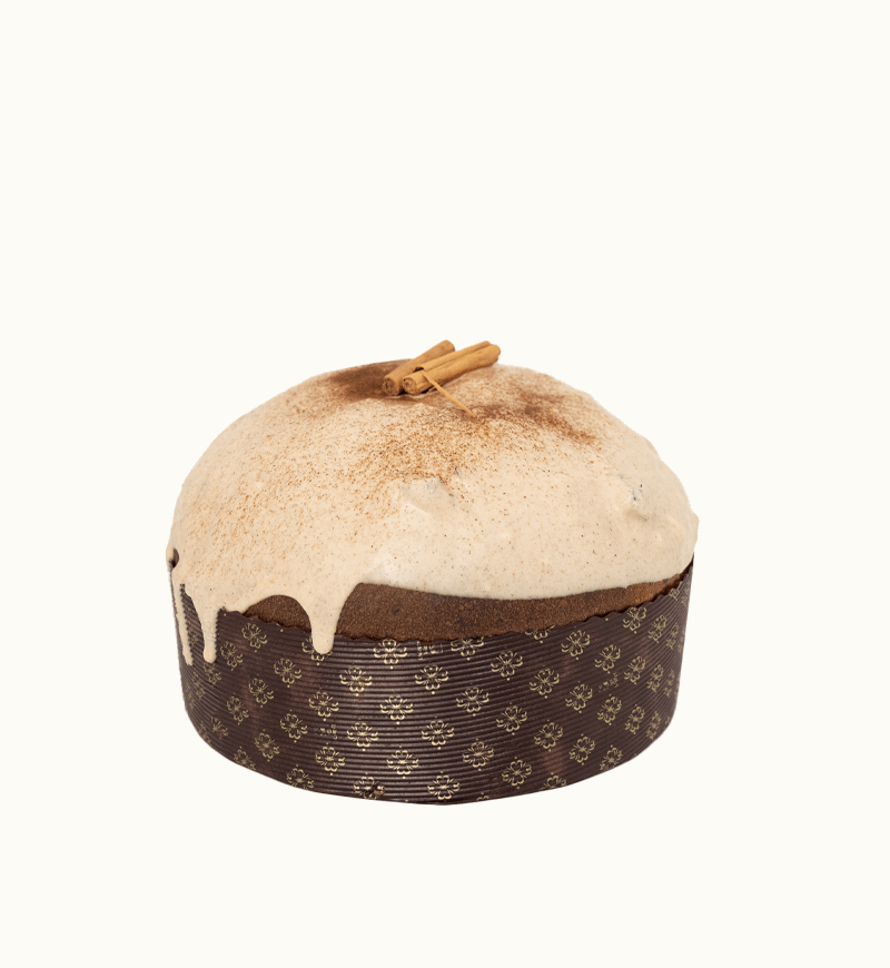 Mela e Cannella, una delle novità per il Natale 2023, un panettone rigorosamente fatto in casa da Valentina Di Cicco per Favole di Zucchero.