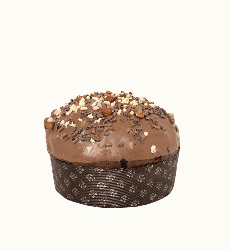 Il più intenso dei panettoni artigianali, quello al triplo cioccolato, rigorosamente fatto in casa da Valentina Di Cicco per Favole di Zucchero.